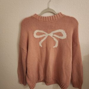 Sincerely Jules Blush Pink Bow Sweater